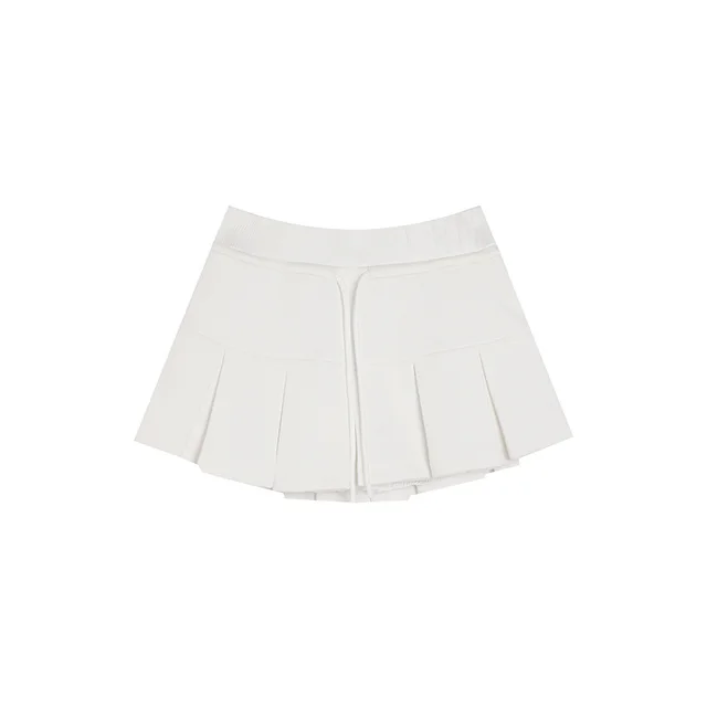 Gray Hooded Sweater Set Women's Skirt Two piece Set Short Skirt White - Shop at LoveMi