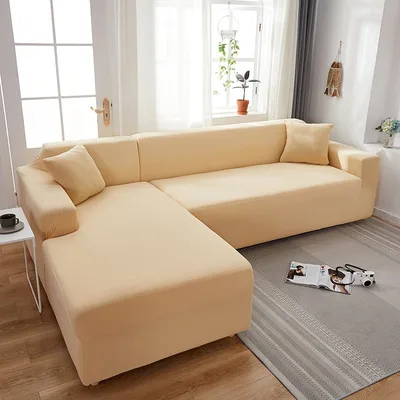 Nordic Imperial Concubine Sofa Cover Four Seasons Universal Elastic Sofa Cover Cloth Set Beige - Shop at LoveMi