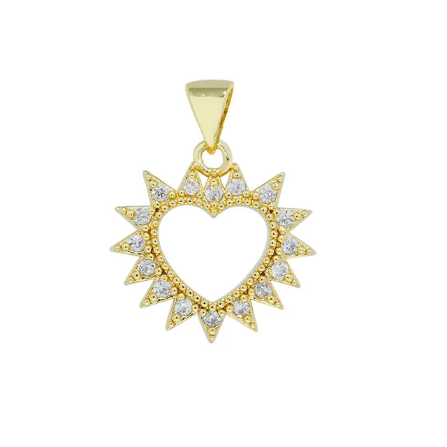 Diy Pendant Bracelet Accessories Micro Inlaid Zircon Love - Shop at LoveMi