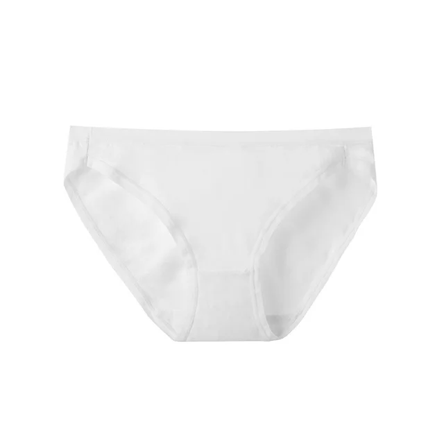 High Slit Mid waist Cotton Women's Underwear Plus Size Sheath Beige - Shop at LoveMi