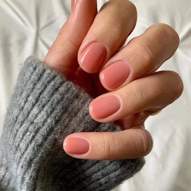 Solid Color Nail Tips Nail Sticker Finished Product Removable Wear Finished Nail Beauty Pink - Shop at LoveMi