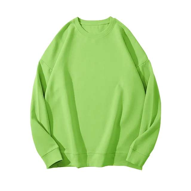 Women's Fashion Solid Color With Fur Sweater 13 Fruit Green - Shop at LoveMi