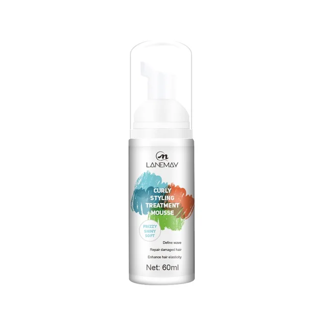 Curly Hair Shaping Mousse Moisturizing Anti frizz 60Ml - Shop at LoveMi