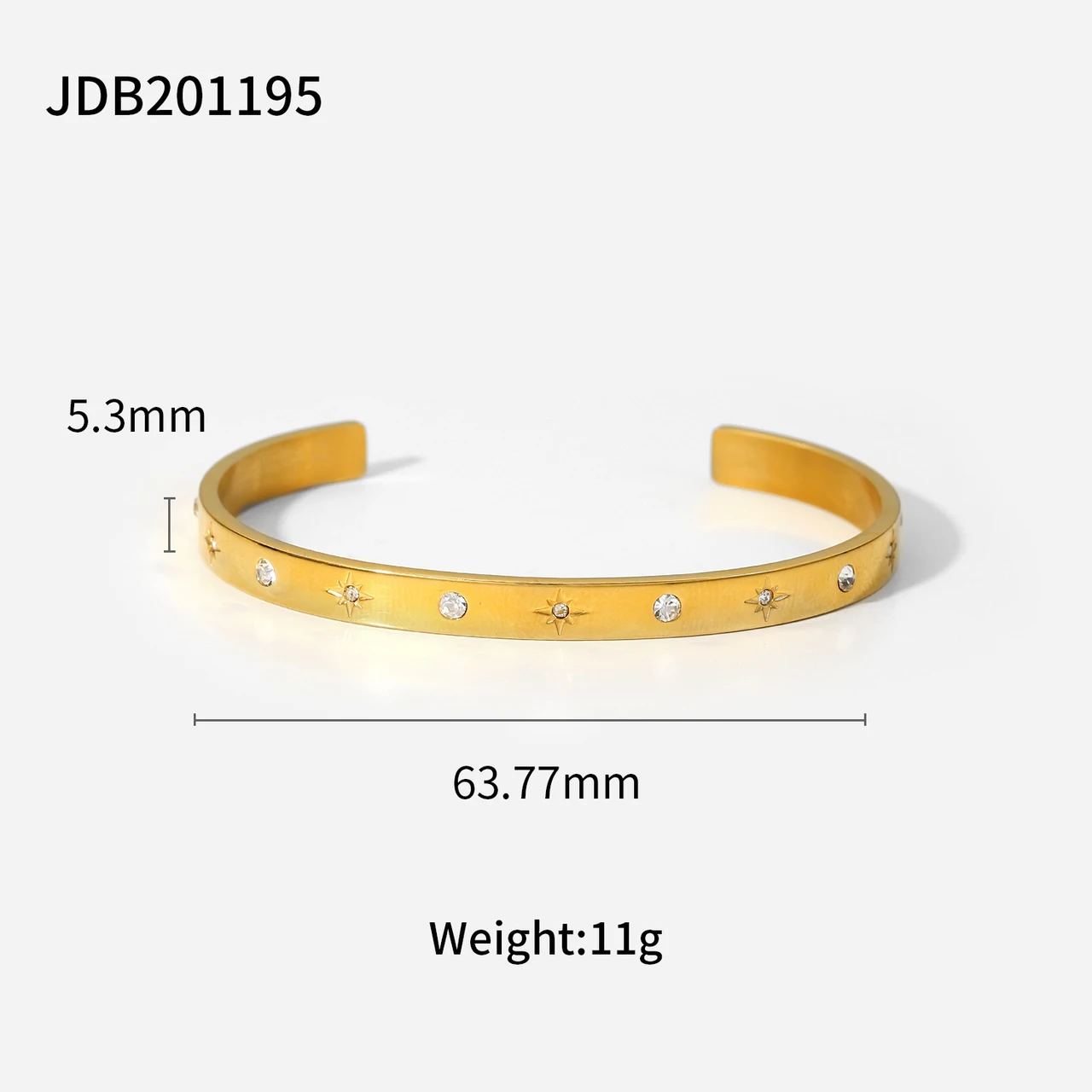 Women's Fashion Retro Titanium Steel Bracelet - Jdb201195