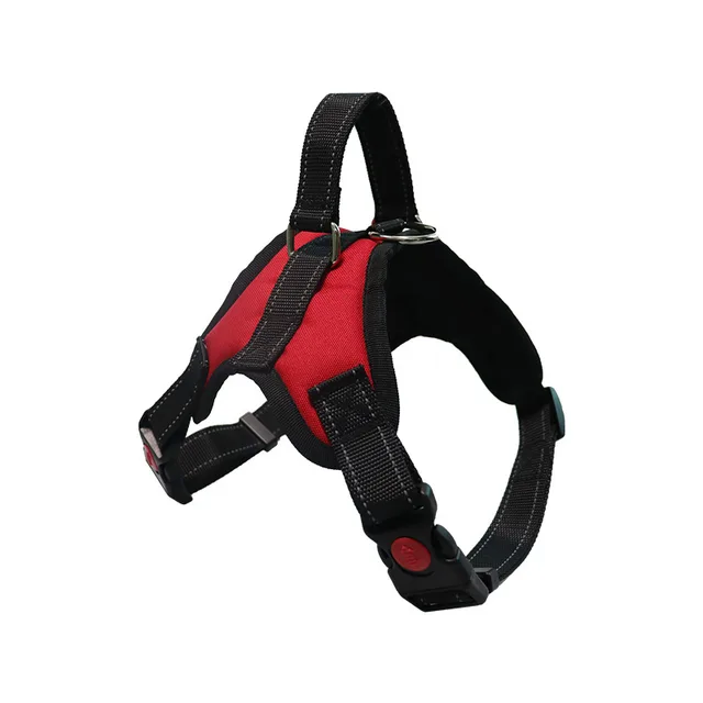 Explosion proof Medium Large Dog Pet Saddle Chest Strap Red - Shop at LoveMi