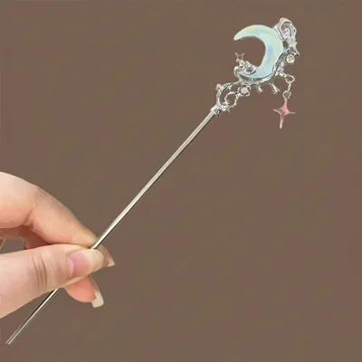 Cool Ice Crystal Moonstone Hairpin Moon Style - Shop at LoveMi