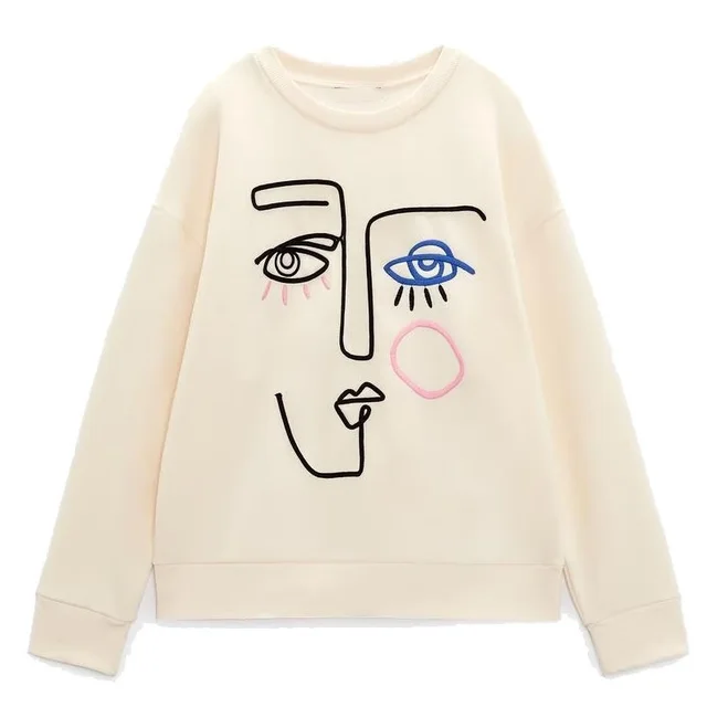 Autumn And Winter New Casual 3D Digital Printing Long Sleeve Women's Sweater Afo3322 Style - Shop at LoveMi