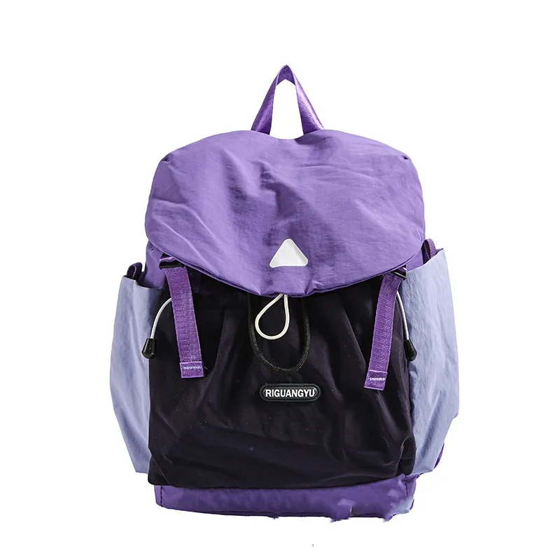 New Travel Backpack Women's Lightweight Drawstring Purple - Shop at LoveMi