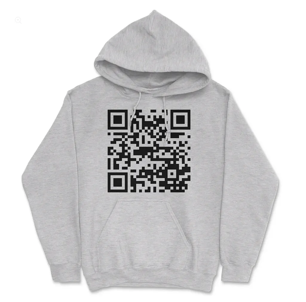 New European And American Letter Printed Long Sleeved Hoodie - Grey