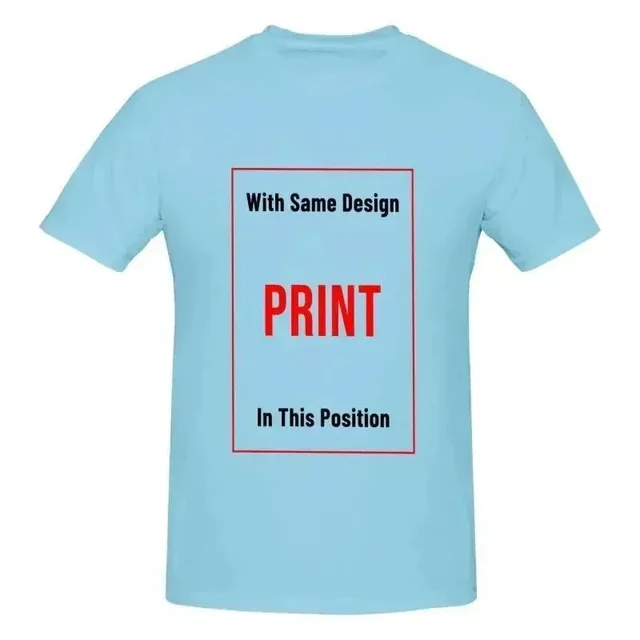 Women's Multi color T shirt With Seasonal Letters Skyblue - Shop at LoveMi