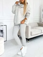 2Piece Set Dark Gray Melange