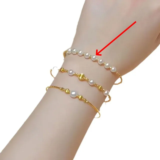Elastic Memory Bracelet Bracelet For Women Sl0135 Eight Pearl Models - Shop at LoveMi