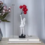Six Balloons White