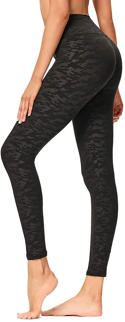 High Waist Leggings Women's Yoga Slim Waist Camouflage Embossing - Shop at LoveMi