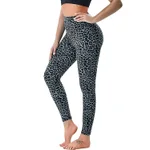 Dark Gray Leopard Print