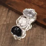 Black, White And Gray Roses