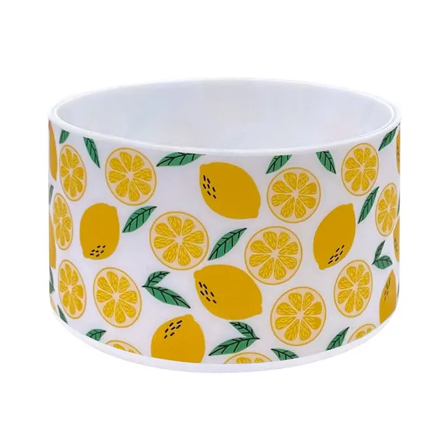Silica Gel Cup Cover Pattern Cup Bottom Anti Crash Protection Cover Lemon - Shop at LoveMi