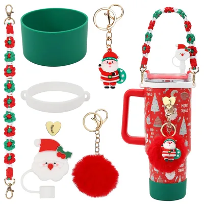 Silicone Cup Chain Suit Santa Claus Cup Chain - Shop at LoveMi