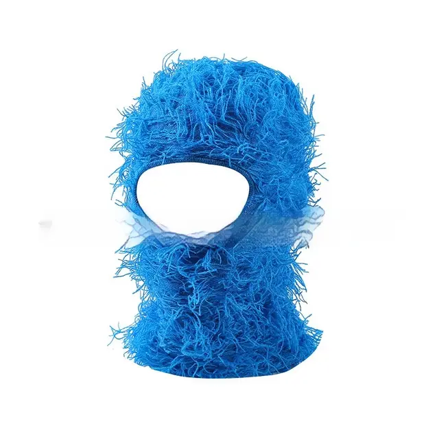 Colorful High Street Hip Hop Street Personality Knit Hat Unisex Warm Mask Hat - Color22 - View 1