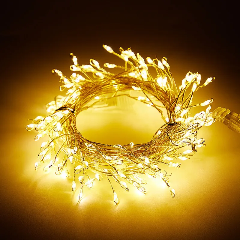 LED String Colored Lights Christmas Creative Hanging Tree Decorative Lights Warm White - Shop at LoveMi