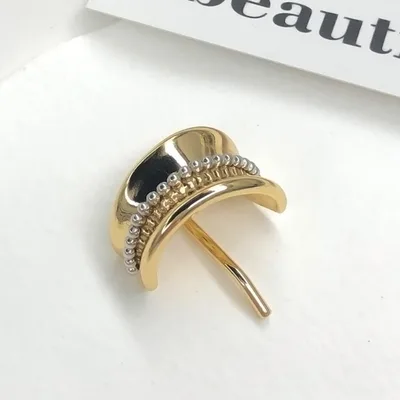 Japanese And Korean Style Original Personalized Hair Accessories Ponytail Clip High Sense 26 Pearl Gold - Shop at LoveMi