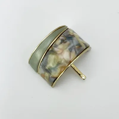 Simple Metal Low Ponytail Hair Clip Back Head Barrettes 506 Green - Shop at LoveMi