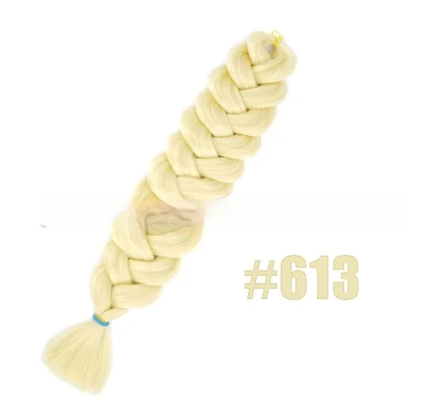 High Temperature Fiber Wig Black And Golden Braids Hair Extension Big Braids A11 - Shop at LoveMi