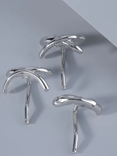 Cold Style Metal Hair Clip Exquisite Ponytail Decoration Silver - Shop at LoveMi