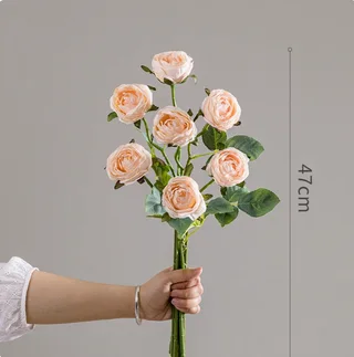 Artificial Rose Living Room Decoration - A Bundle Of Meat Powder