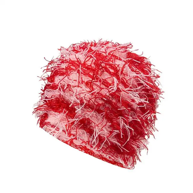 Autumn And Winter Thermal Knitting Woolen Cap Bowler Baotou Red - Shop at LoveMi