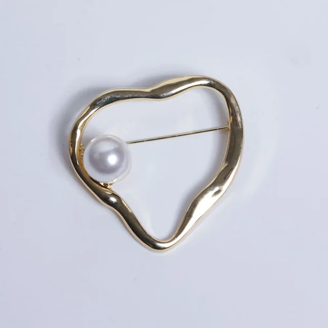 European And American Fashion Popular Irregular Brooch High Sense Gold - Shop at LoveMi
