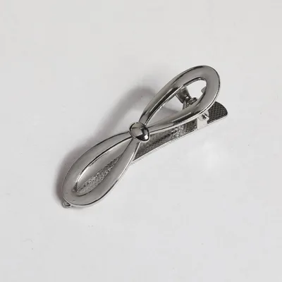Fashion Metal Cold Style Bow 8 Alloy Barrettes Silver - Shop at LoveMi