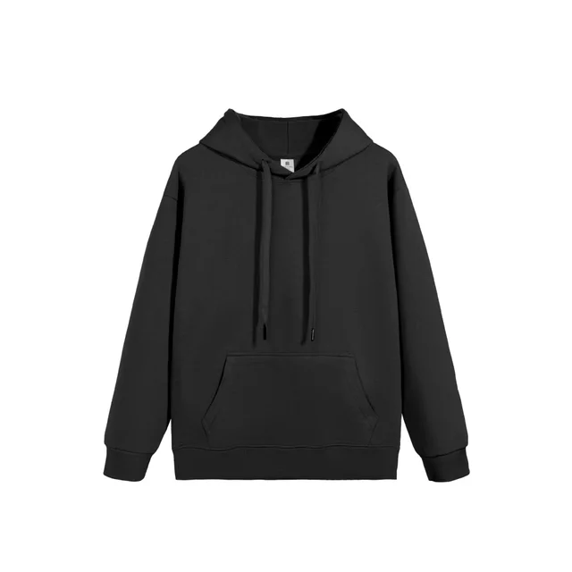 Women's Solid Color Hooded Double sided Sweater Black - Shop at LoveMi