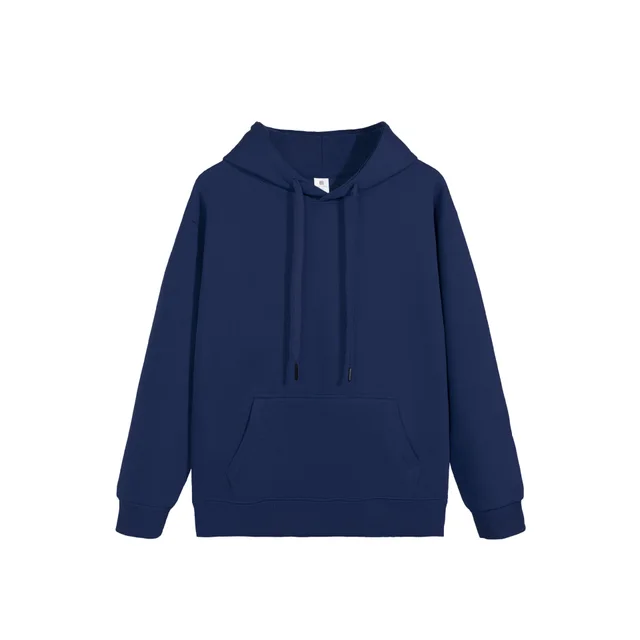 Women's Solid Color Hooded Double sided Sweater Navy Blue - Shop at LoveMi