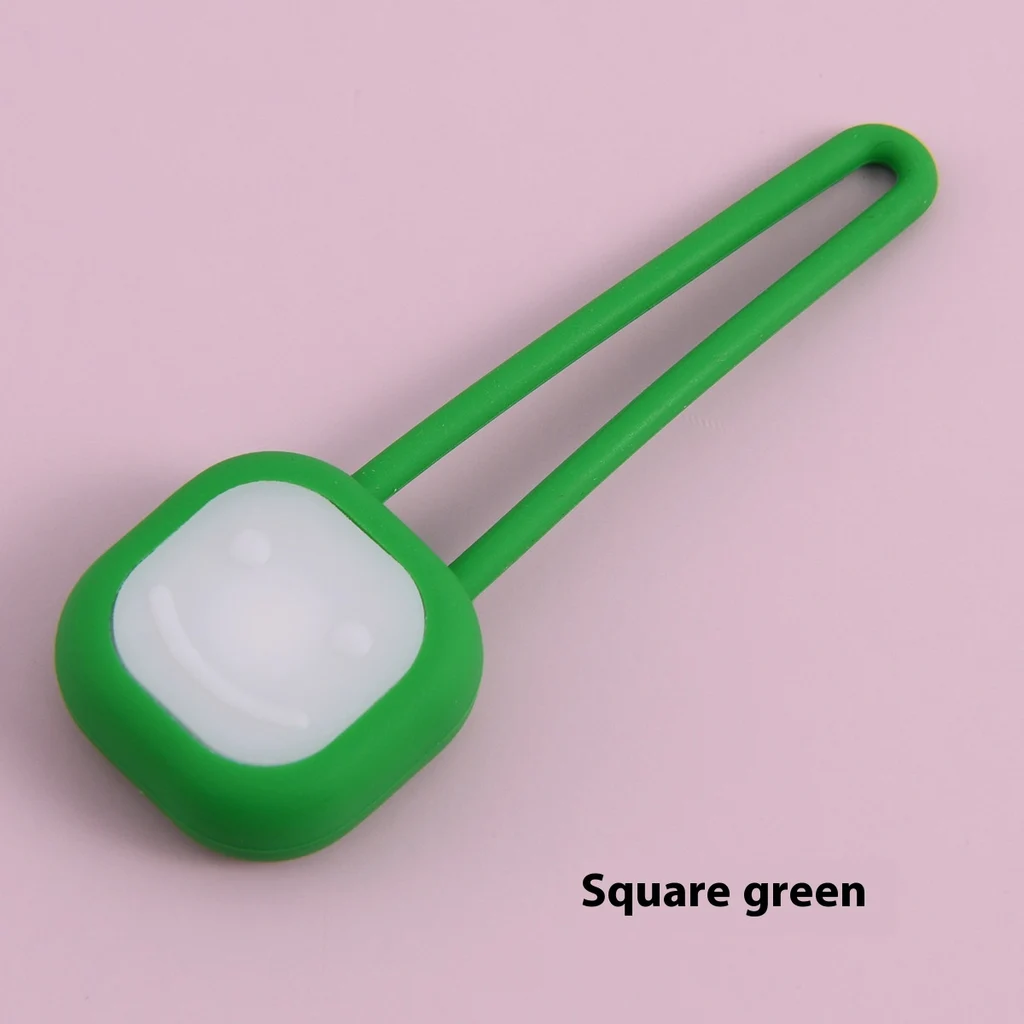 Pet Light-emitting Pendant Night Light Tag - Square Green Grass