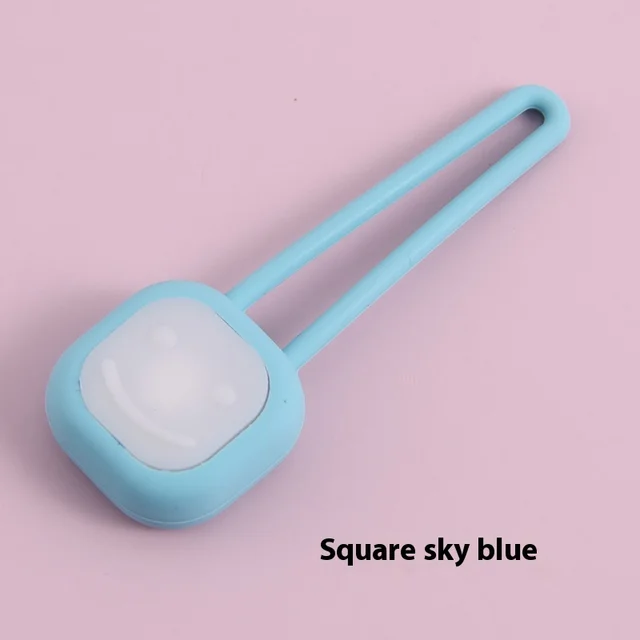 Pet Light emitting Pendant Night Light Tag Square Sky Blue - Shop at LoveMi