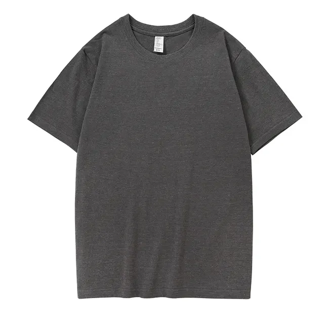 Loose Short Sleeve Men's And Women's Tops Carbon Gray - Shop at LoveMi