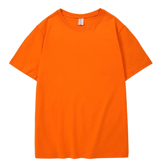 Loose Short Sleeve Men's And Women's Tops Orange - Shop at LoveMi