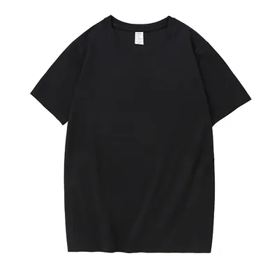 Loose Short Sleeve Men's And Women's Tops Reactive Black - Shop at LoveMi