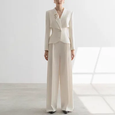 Apricot Business Temperament Small Suit Outfit Women Apricot - Shop at LoveMi