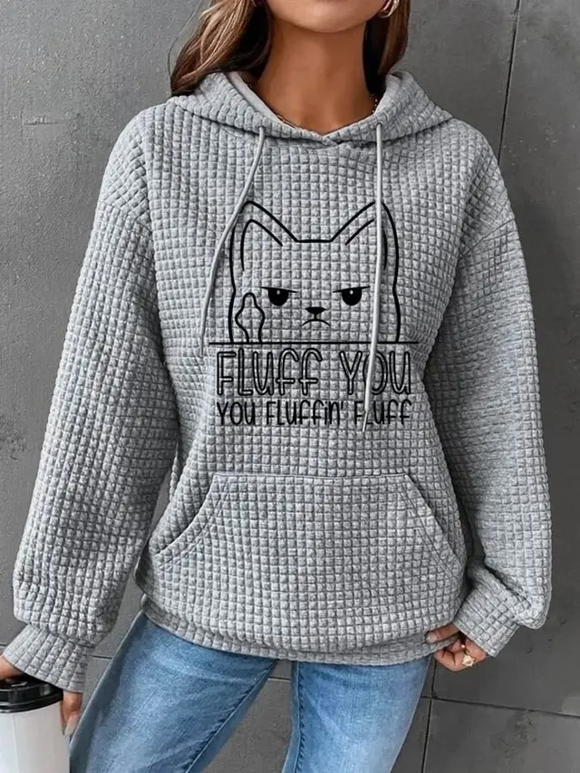 Comfort Loose Casual Drawstring Hoodie G44Z267 - Shop at LoveMi