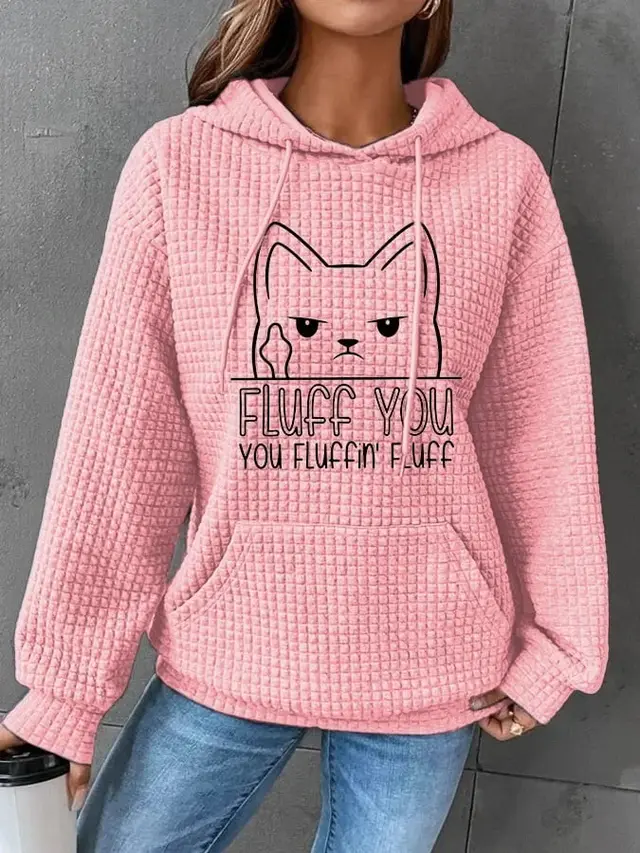 Comfort Loose Casual Drawstring Hoodie G44Z291 - Shop at LoveMi
