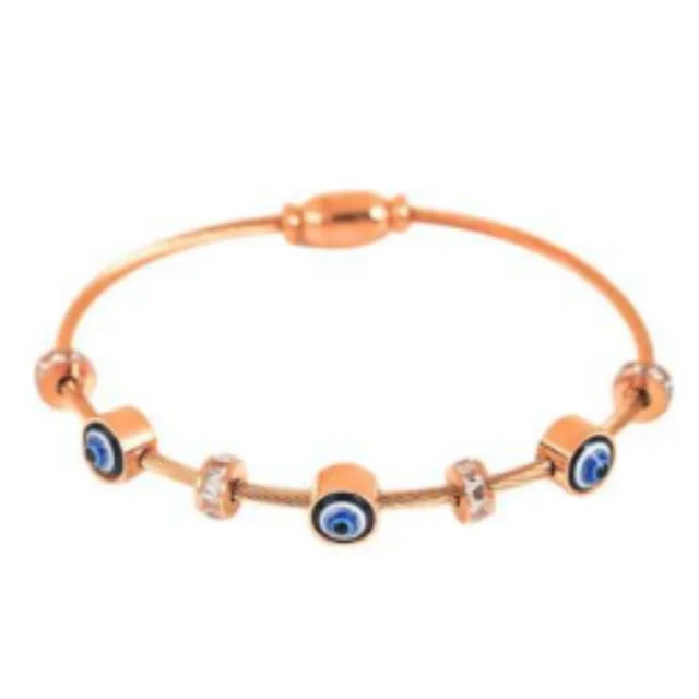Drip Retro Affordable Luxury Bracelet Diamond Titanium Steel Plated 18K Real Gold Rose Gold - Shop at LoveMi