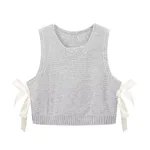 Side Lace Up Gray