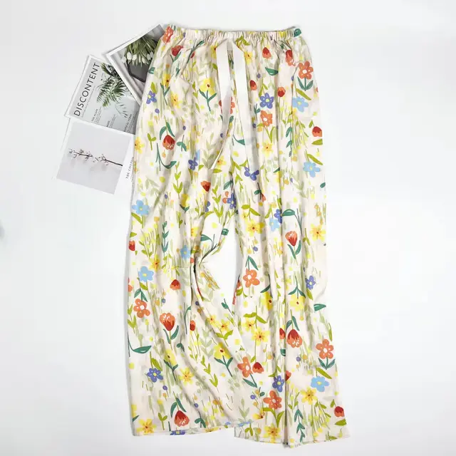40 Cotton Silk Pajama Pants Summer Women New Tulip - Shop at LoveMi
