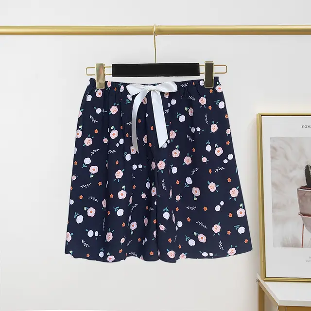 Women's Cotton Silk Pajama Pants Summer Thin Shorts Loose Casual 10Style - Shop at LoveMi
