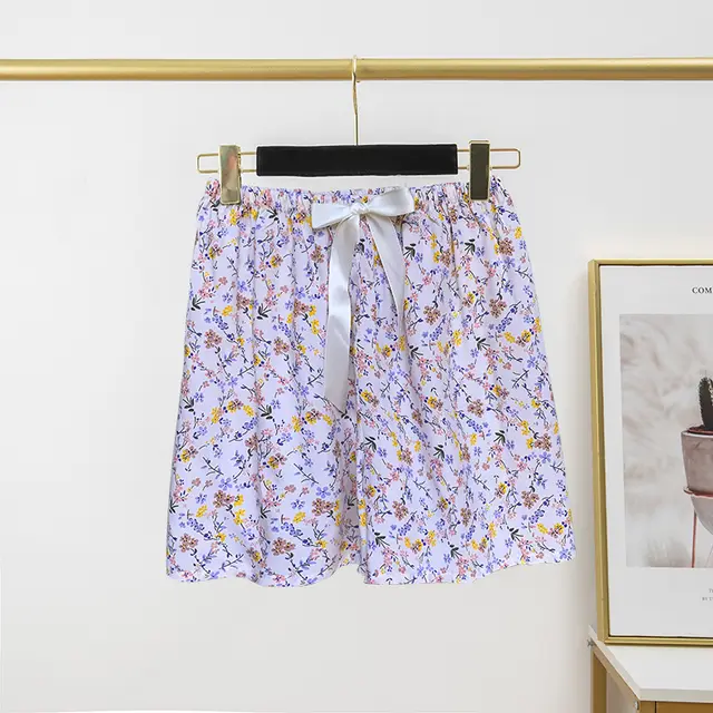 Women's Cotton Silk Pajama Pants Summer Thin Shorts Loose Casual 26Style - Shop at LoveMi