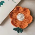 A Small Flower Coaster Orange
