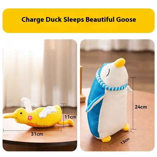 Dog Toy Bite resistant Molar Sound Relieving Artifact Duck Goose - Shop at LoveMi
