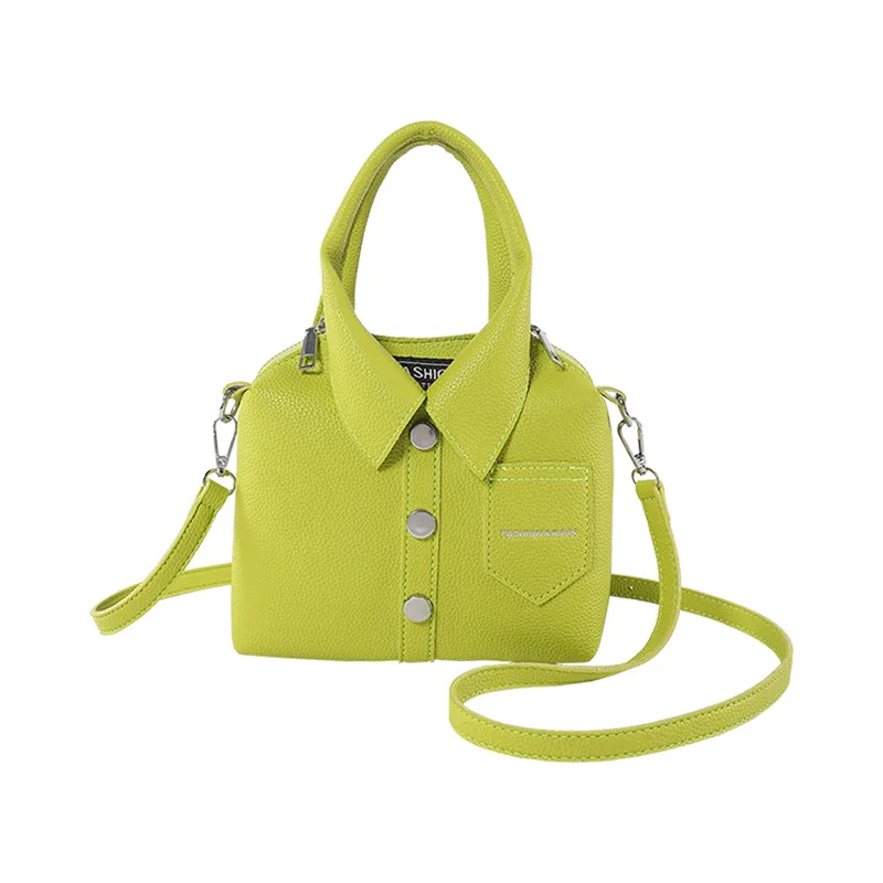 New Clothes Stylish Simple And Versatile Shoulder Crossbody Handbag Green - Shop at LoveMi